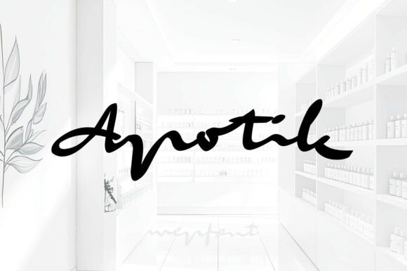 Apotik: A Modern Script Font for Engaging Editorial Design