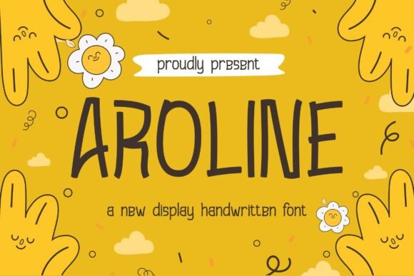Aroline: A Whimsical Display Font for Editorial Charm