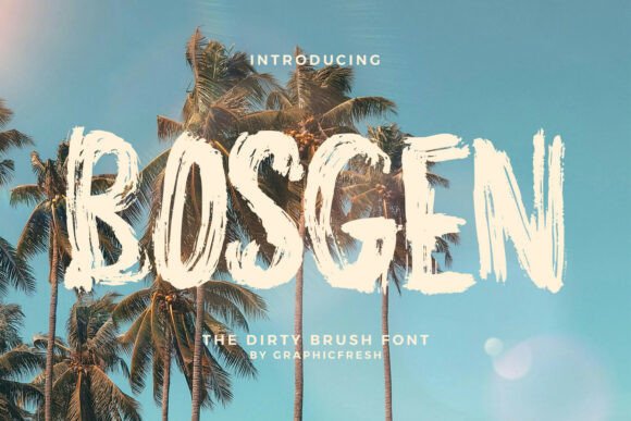 Bosgen: A Bold Typeface for Editorial Design