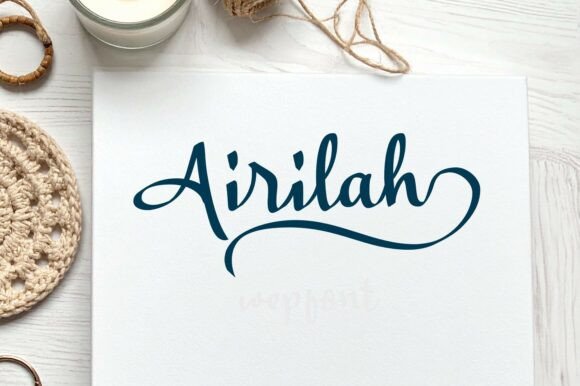 Bring Your Handmade Creations to Life with Airilah Font