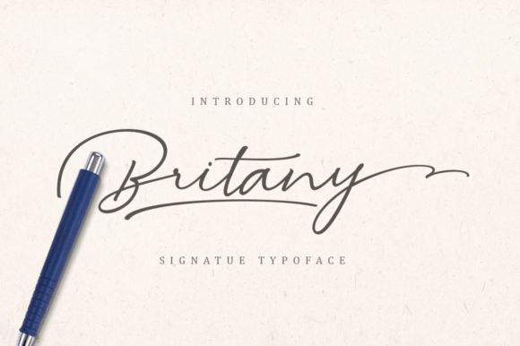 Britany: The Perfect Script Font for Eye-Catching Campaigns