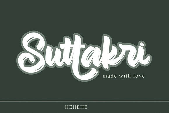 Discover Suttakri: A Charming Script Font for Web Design