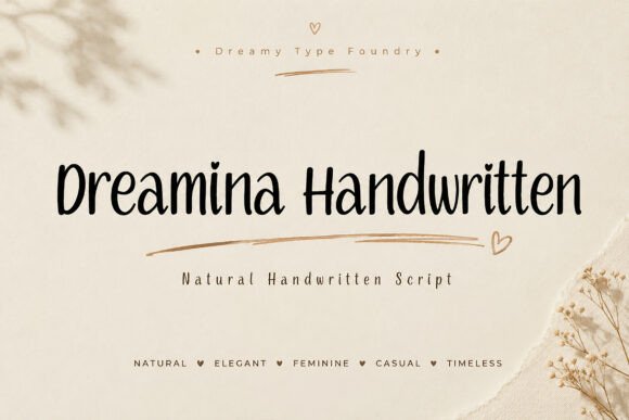 Dreamina Handwritten: A Versatile Script Font