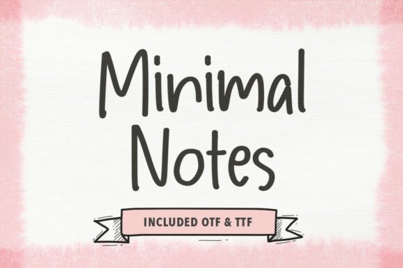 Elevate Your Web Design with Minimal Notes Font