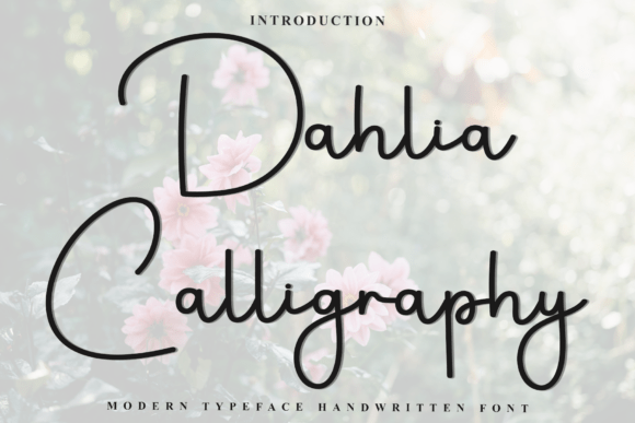 Enchant Your Publications with Dahlia Calligraphy Font