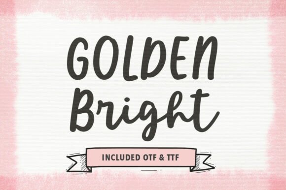 Enhance Your Brand with Golden Bright Font