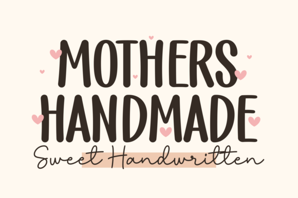 Enhance Your Brand with Mothers Handmade Font