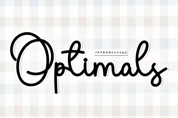 Enhance Your Brand with Optimals: A Versatile Script Font