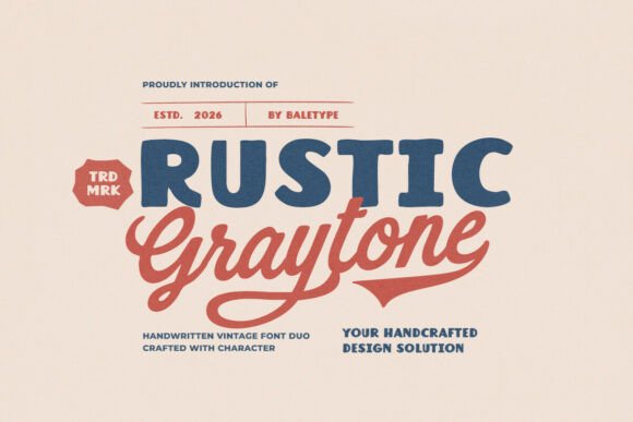 Enhance Your Campaigns with Rustic Graytone Font