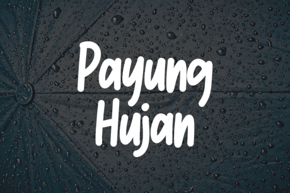 Enhance Your Campaigns with the Elegant Payung Hujan Font