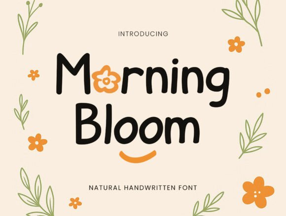 Enhance Your Editorial Design with Morning Bloom Font