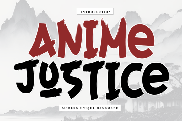 Enhance Your Web Design with Anime Justice Font