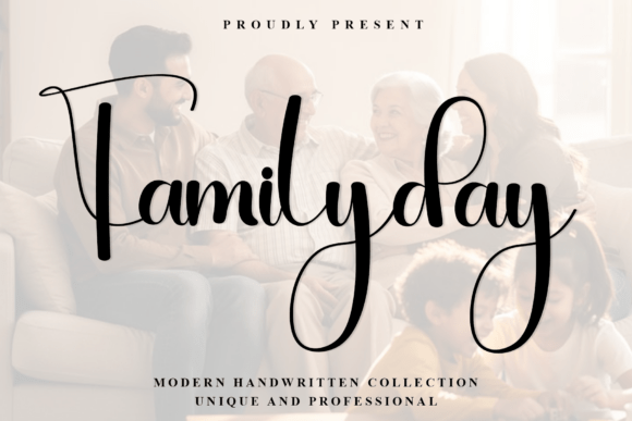 Familyday: A Crisp and Elegant Font for Crafters