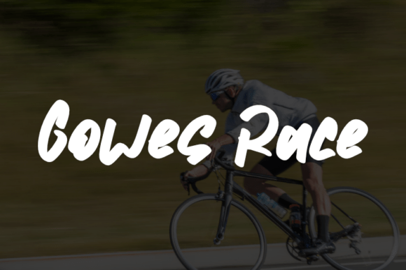 Gowes Race: The High-Impact Font for Dynamic Campaigns