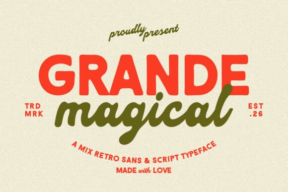 Grande Magical: A Charming Retro Font for Web Design