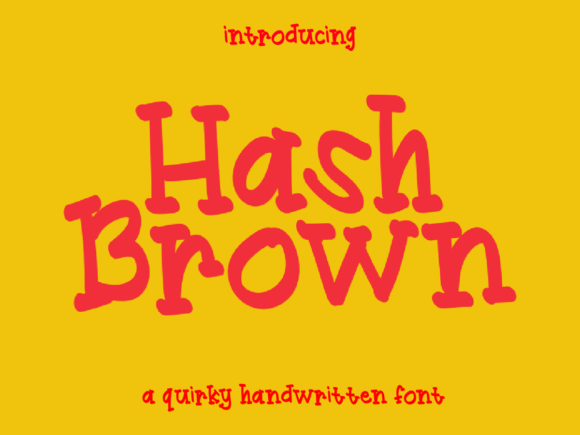 Hashbrown: A Charming Serif Font for Web Design