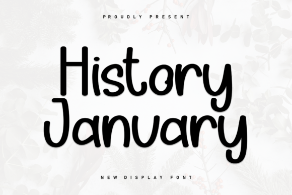History January: A Handwritten Font for Editorial Charm