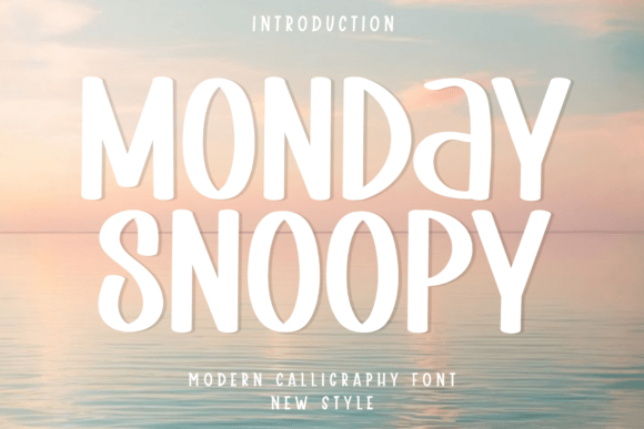 Monday Snoopy: A Modern Handwritten Font for Web Design
