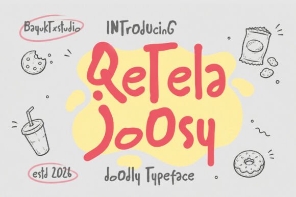 Qetela Joosy: A Playful Font for Creative Branding