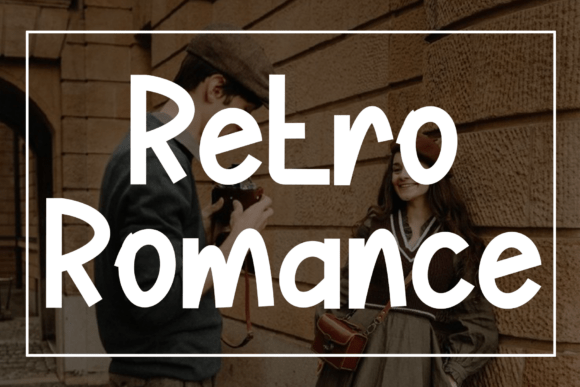 Retro Romance: A Charming Font for Editorial Elegance