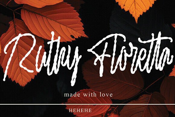 Ruthy Floretta: A Sweet and Cursive Font for Engaging Campaigns