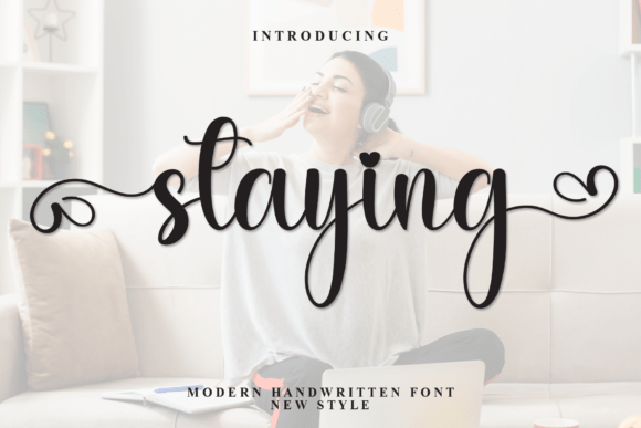 Staying: A Charming Script Font for Web Design