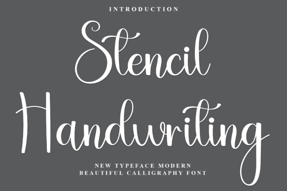 Stencil Handwriting: A Festive and Merry Typeface for Web Design