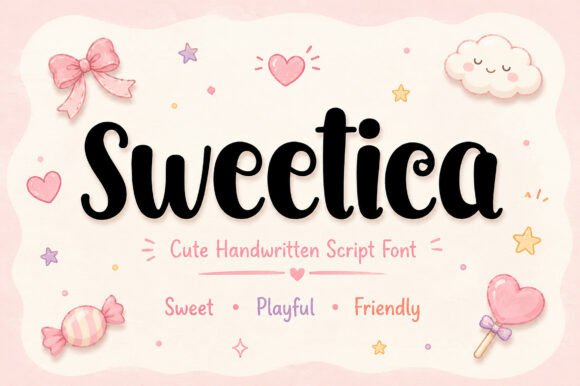 Sweetica: A Charming Handwritten Font for Crafters