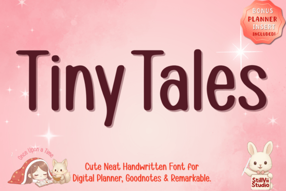 Transform Your Brand with Tiny Tales: A Charming Script Font
