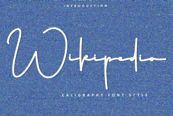 Wikipedia: A Festive Font for Enchanting Brand Designs
